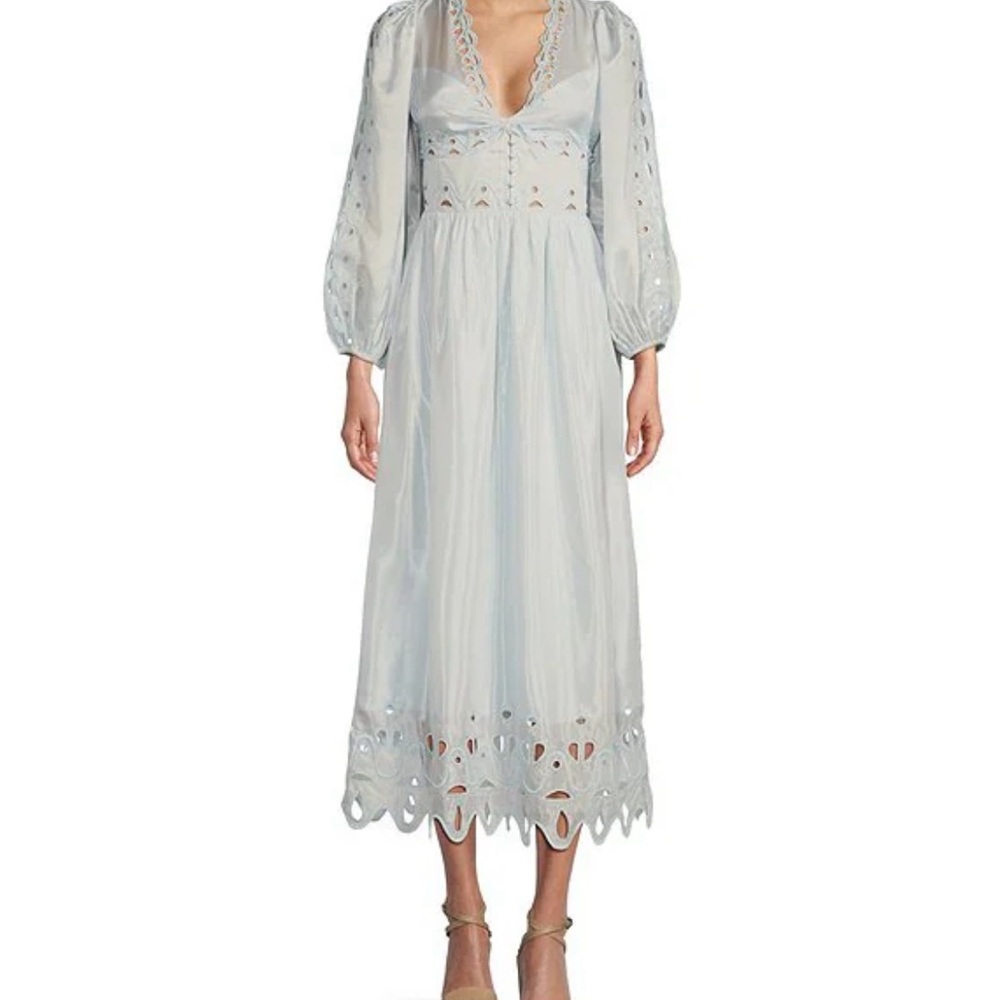 Elegant Blue Women's Dress